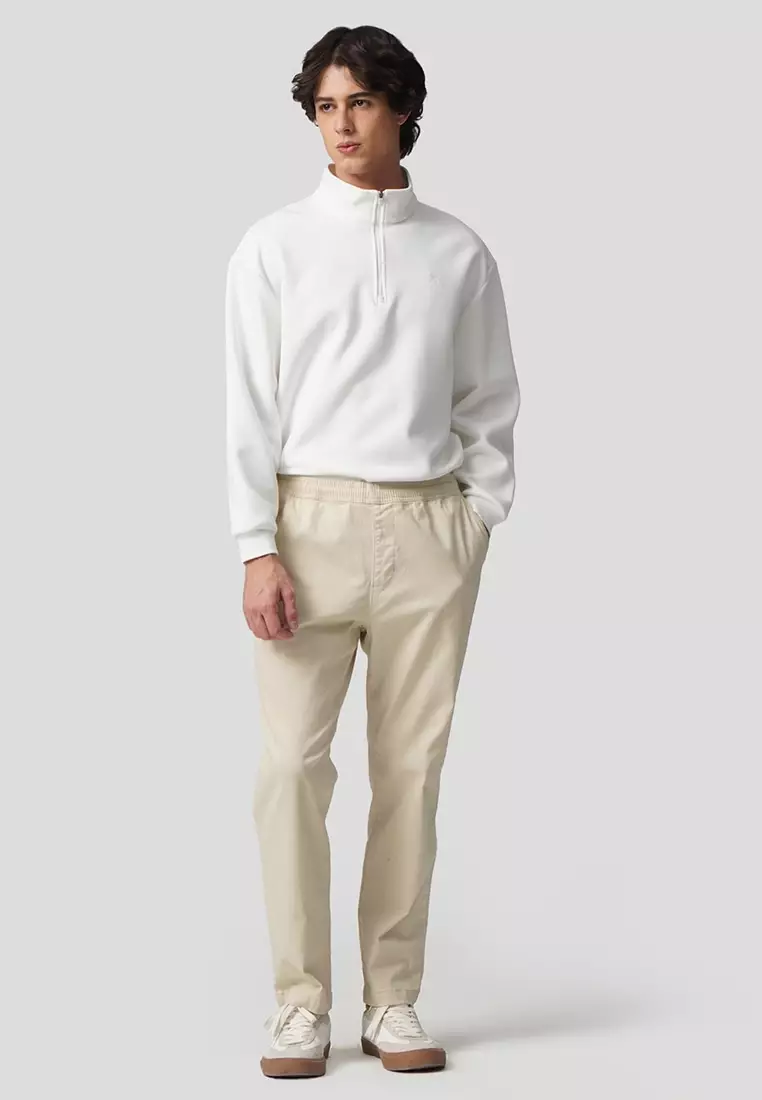 Regular Fit Pull Up Trousers