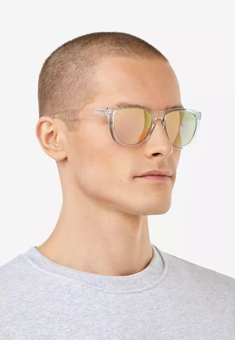 One Raw - Polarized Air Rose Gold Sunglasses for Men and Women, Unisex. Official Product designed and Made in Spain