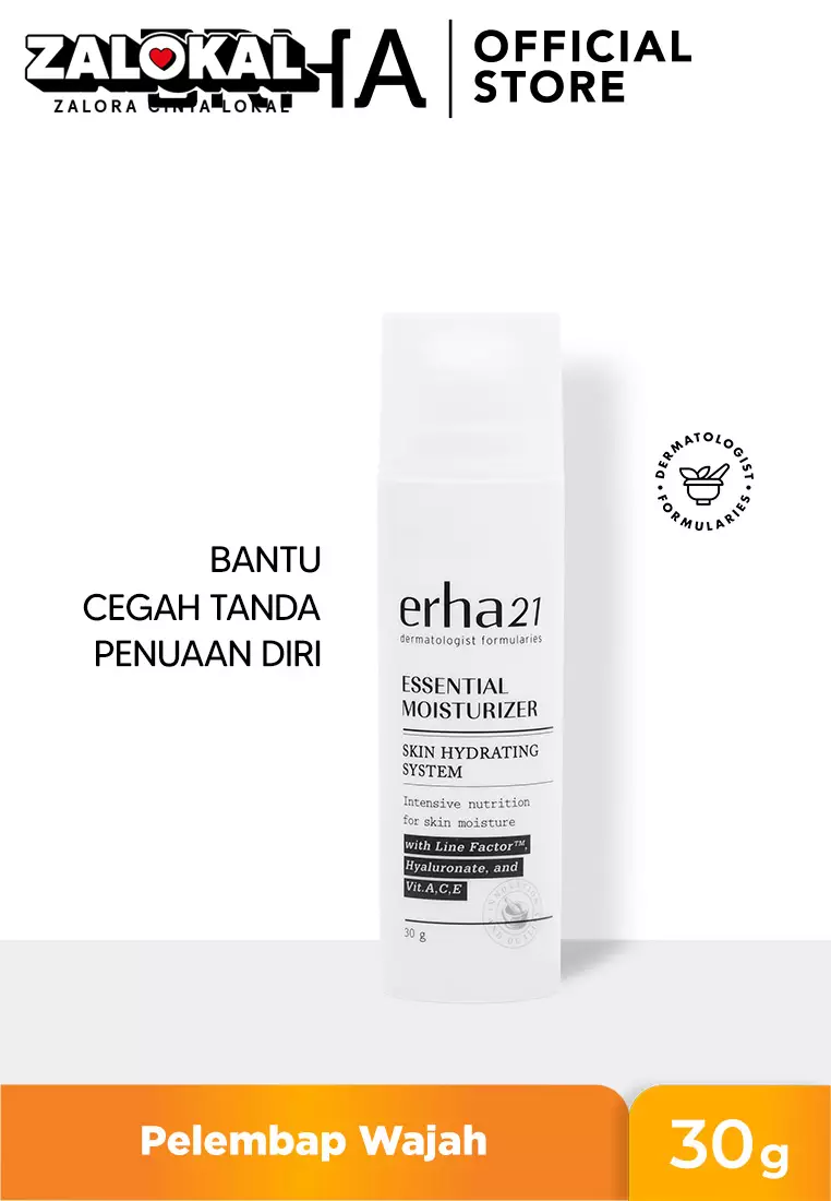 Erha Essential Moisturizer 30G - Pelembab Wajah