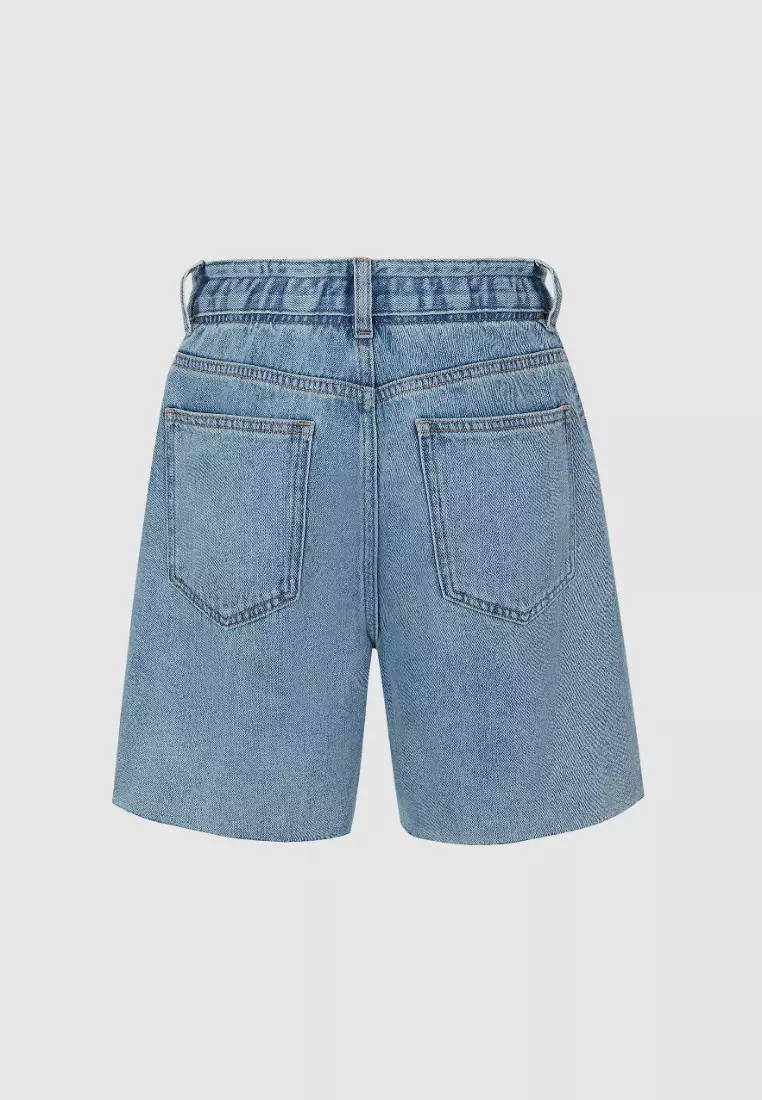 High Waist Denim Shorts
