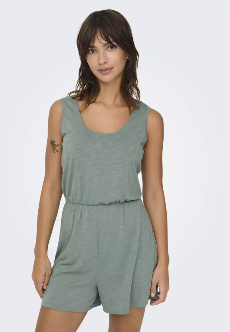 Dora Dodo Sleeveless Tie Back Playsuit