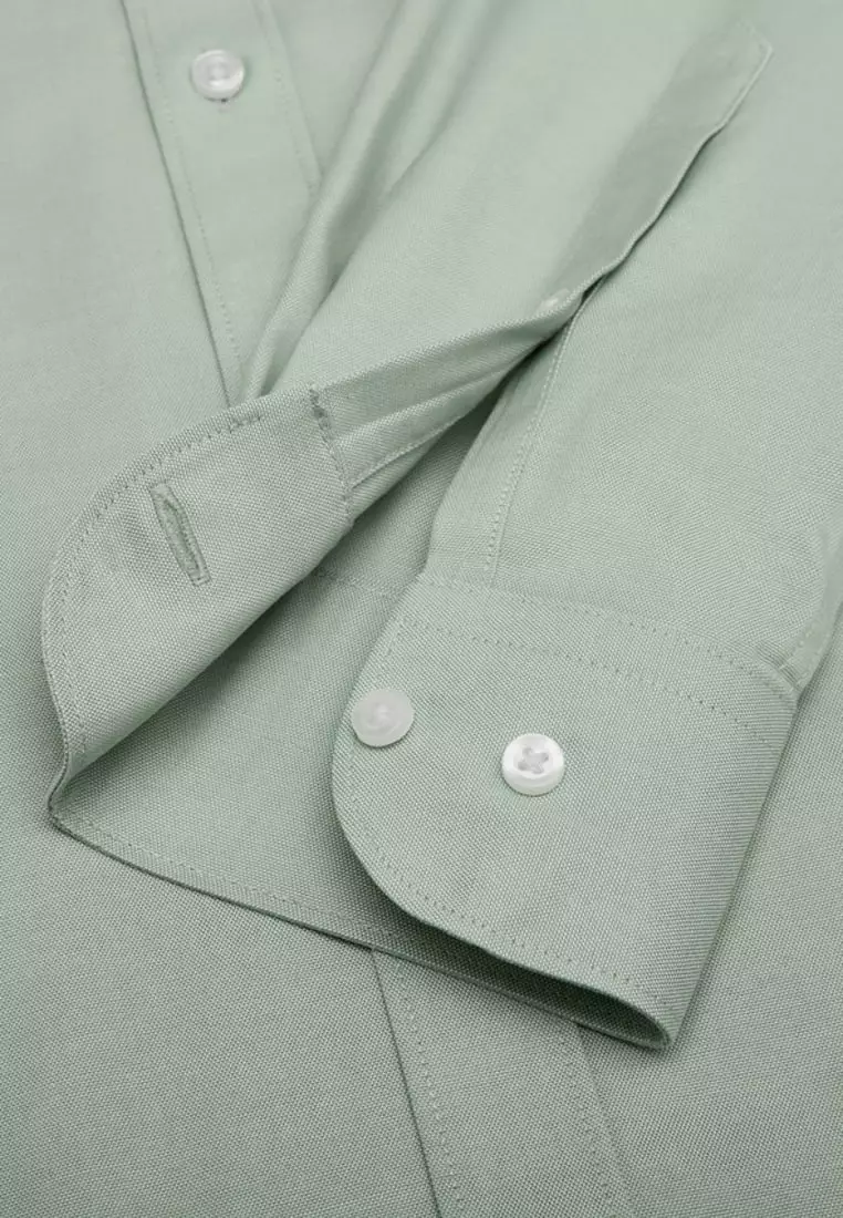 Non-Iron Cotton Stretch Smart Fit Oxford Shirt