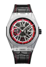 Silver, Black, Red