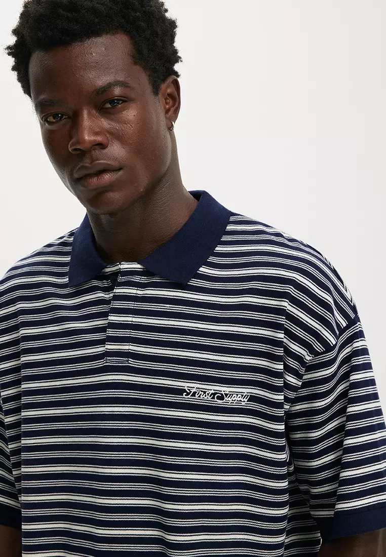 Buy Cotton On Box Fit Short Sleeve Polo Shirt 2026 Online | ZALORA