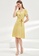 ONX.HK yellow Temperament V-Neck Lace Link Dress (With Belt) 49D14AA96C4E82GS_4