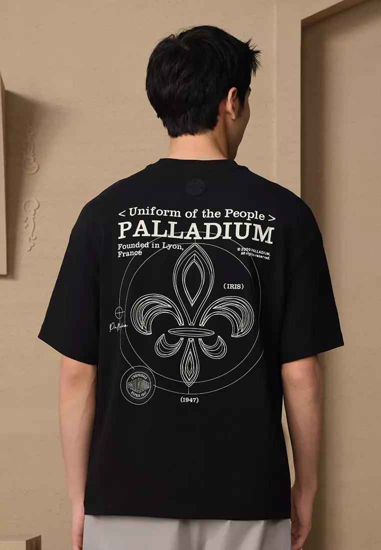 MEN'S PALLADIUM LOGO LOOSE FIT COTTON T-SHIRT