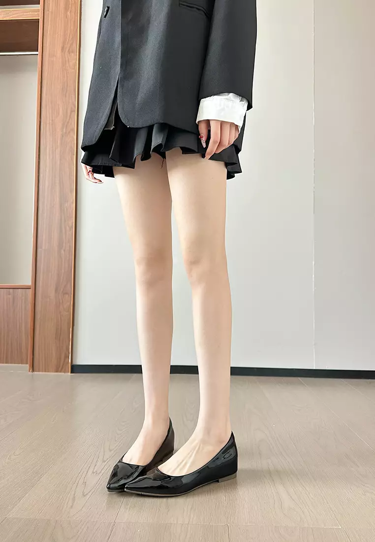 ‌4CM Hidden Heel Patent Leather Pumps WW8916-1