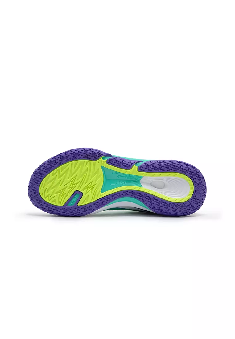 Light Up 1 Men’s Performance Basketball Shoes in Green/Dk.Purple (Light Up)