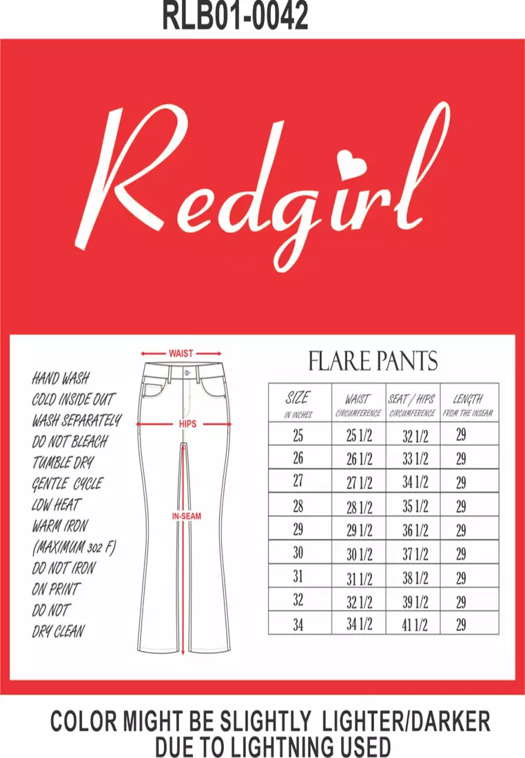 Denim Long Pants Flare Ladies