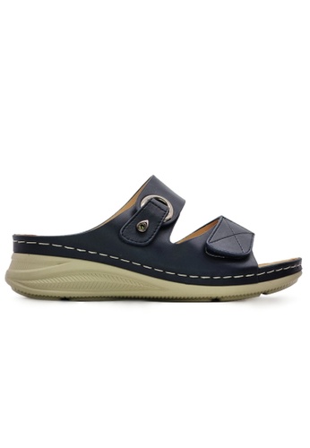 slip on velcro sandals