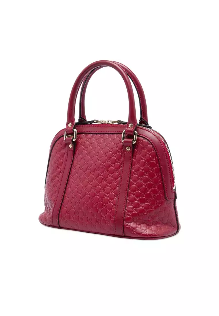 Pre-Loved Gucci Mini Microguccissima Dome Satchel