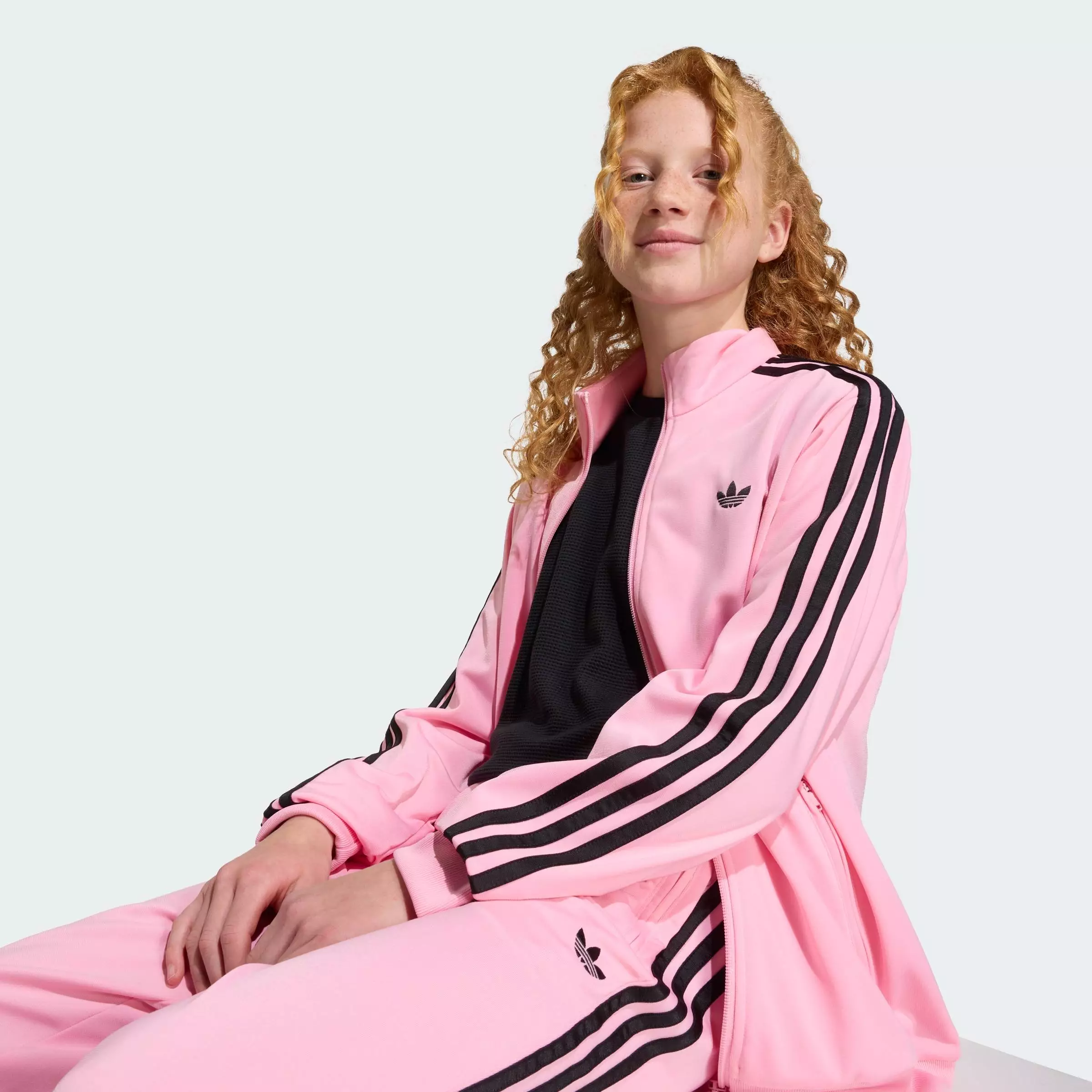 Lifestyle FIREBIRD LOOSE TRACK TOP Unisex Pink KE0895