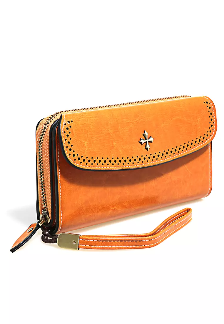 Dompet Pria Wanita Model Panjang Long Wallet Many Slot Material Leather ORIGINAL