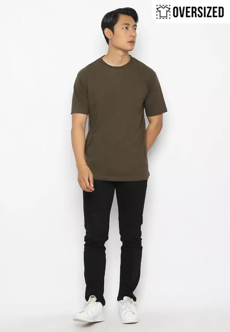 RBJ T-Shirt Cotton Polos Oversized Pria 2079030001