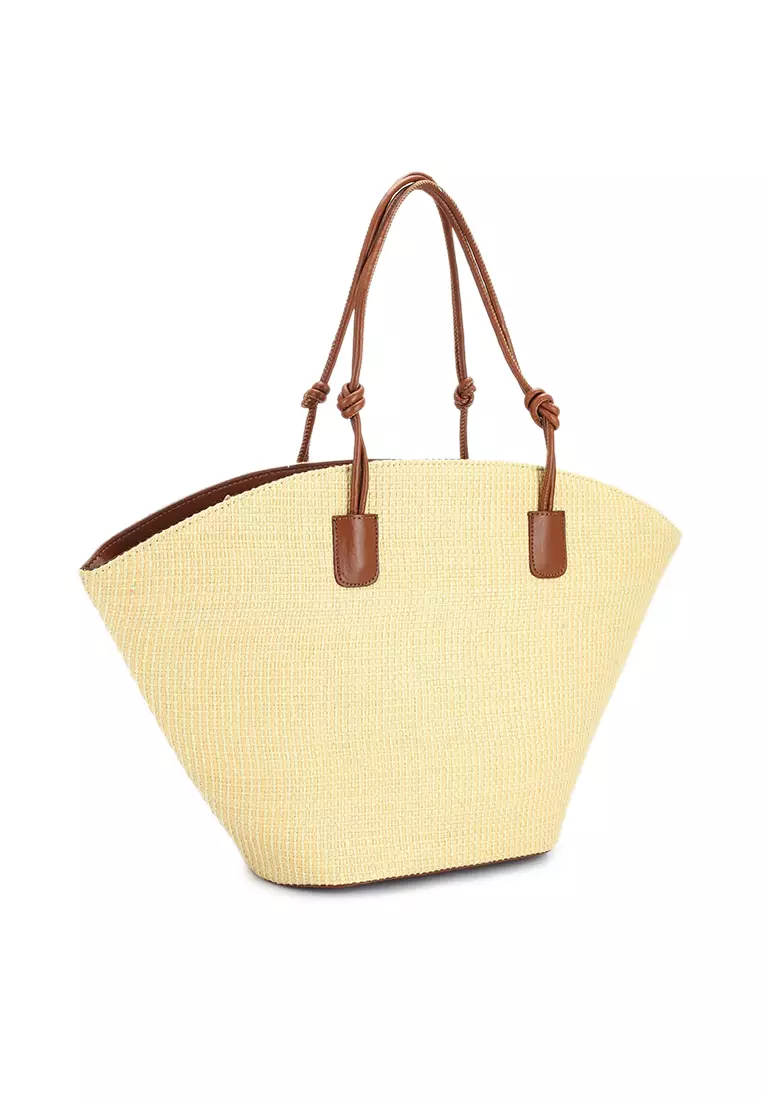 Raffia clearance basket bag