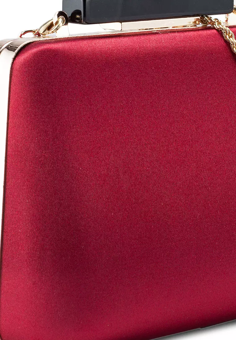 Red box clutch bag on sale