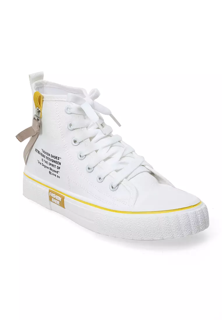 Sneakers Olahraga Sport Kets Wanita Design Simple - White