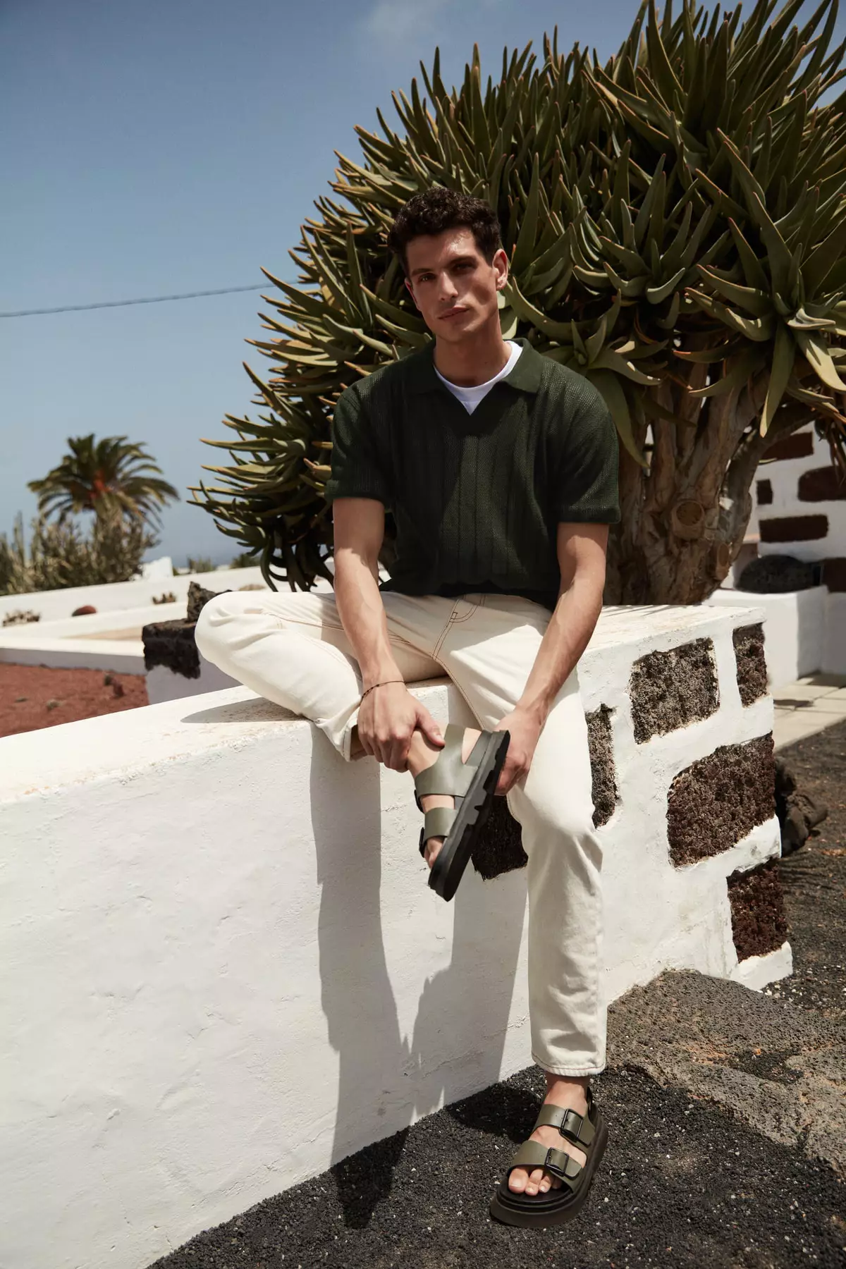Knitted Polo Shirt
