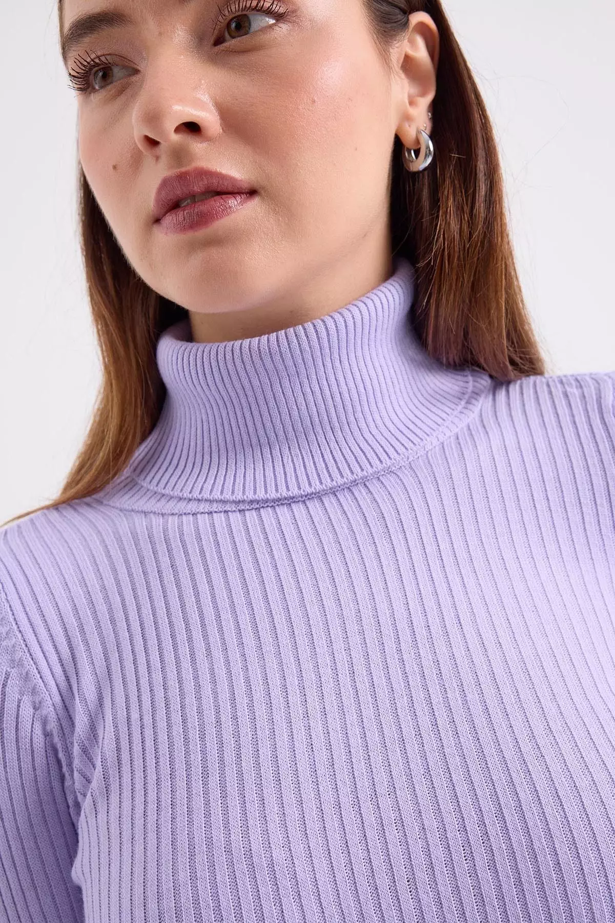 Turtleneck Knit Sweater