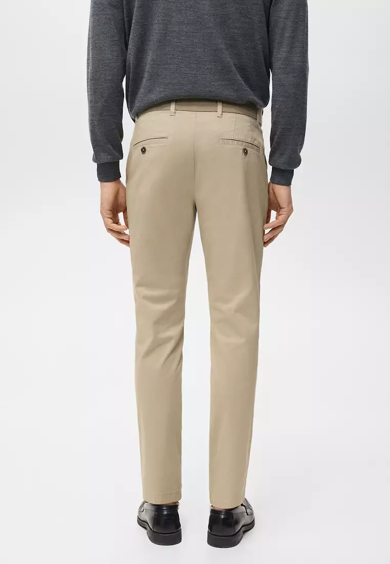 Pantalon Cropped Tapered Chino Pants