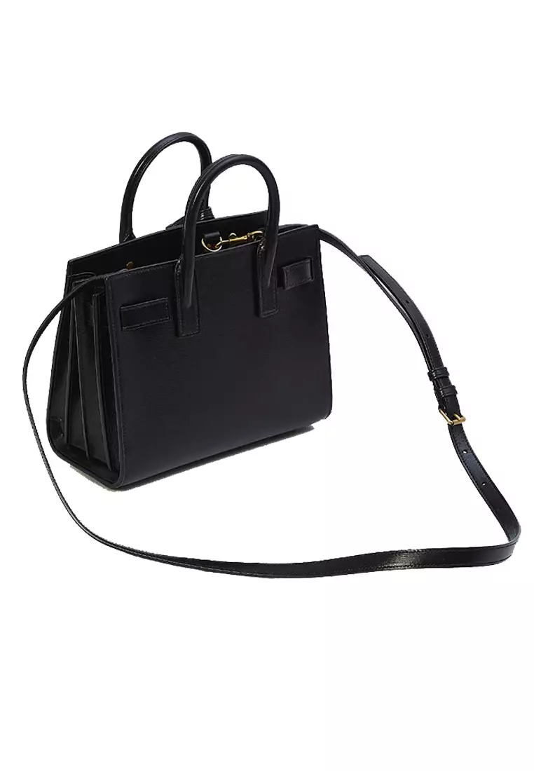 YSL Sac De Jour Nano In Calf Leather Black 39203502G9W