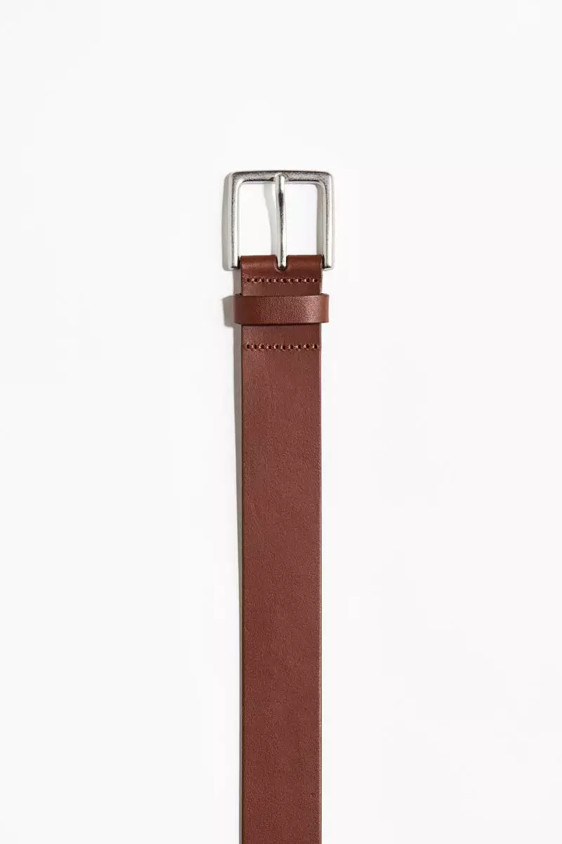 Leather belt