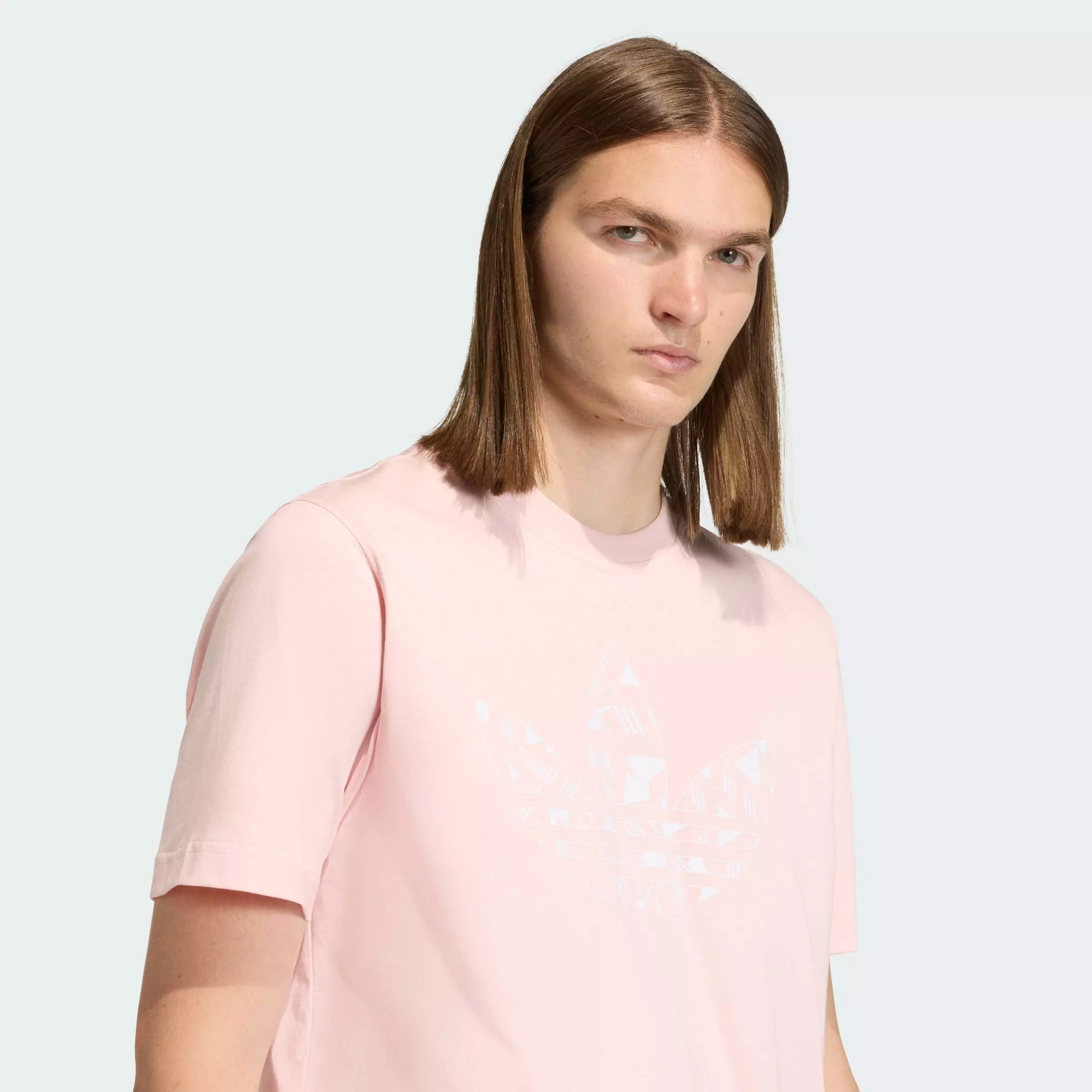 Lifestyle TREFOIL SERIES T-Shirt Men Pink KT3092