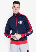 Champion black & shop red taping track jacket