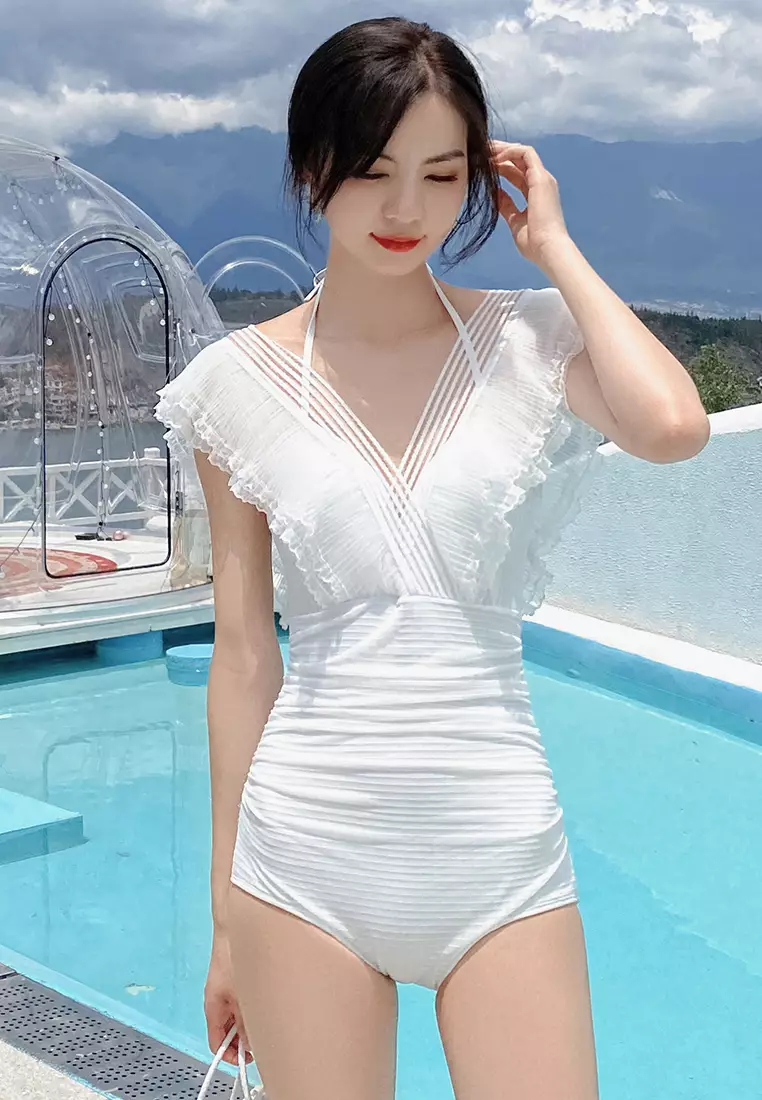 Buy Its Me Sexy Gauze One Piece Swimsuit Online ZALORA Malaysia