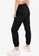 ADIDAS black brand love repeat logo high-waist woven pants 81A1DAA76A91C0GS_2