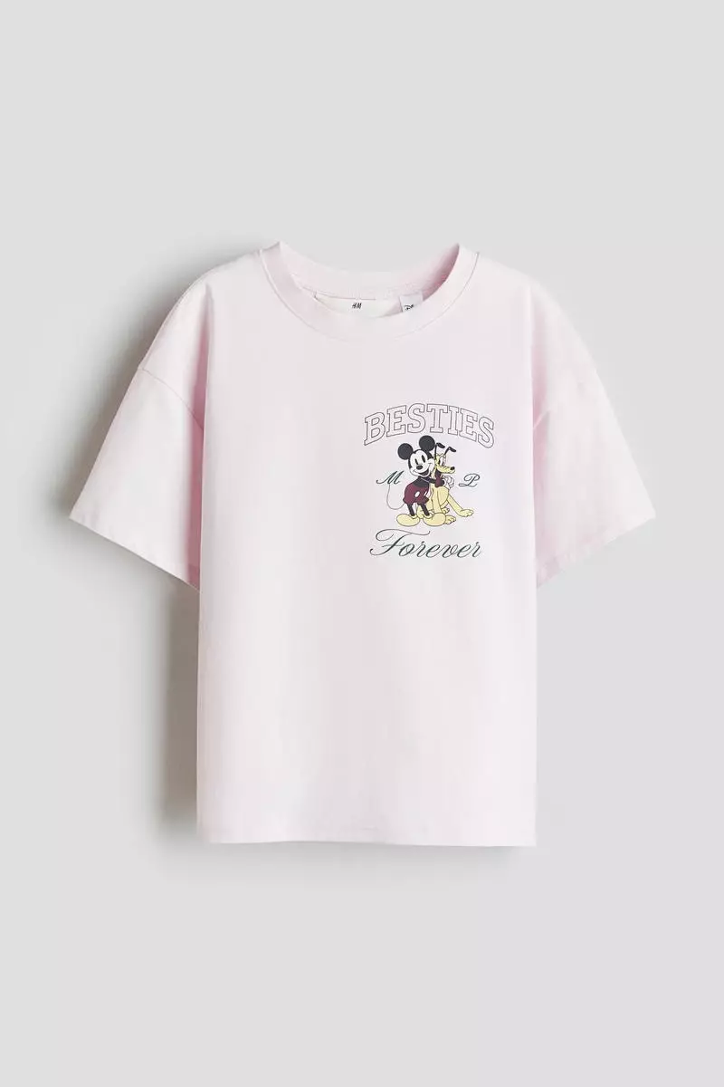 Printed cotton T-shirt