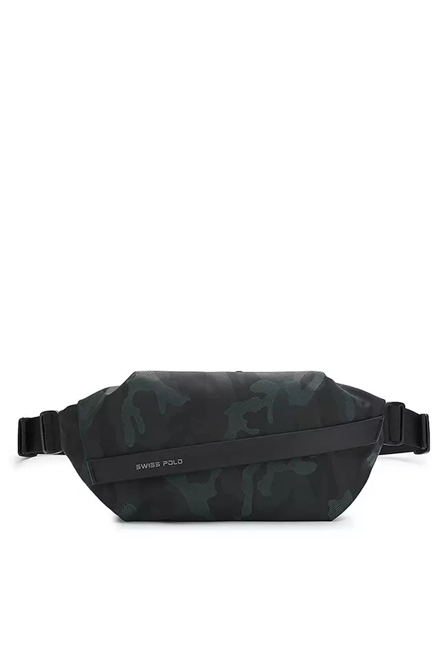 Casual Waist Bag / Sling Bag / Chest Bag - Green