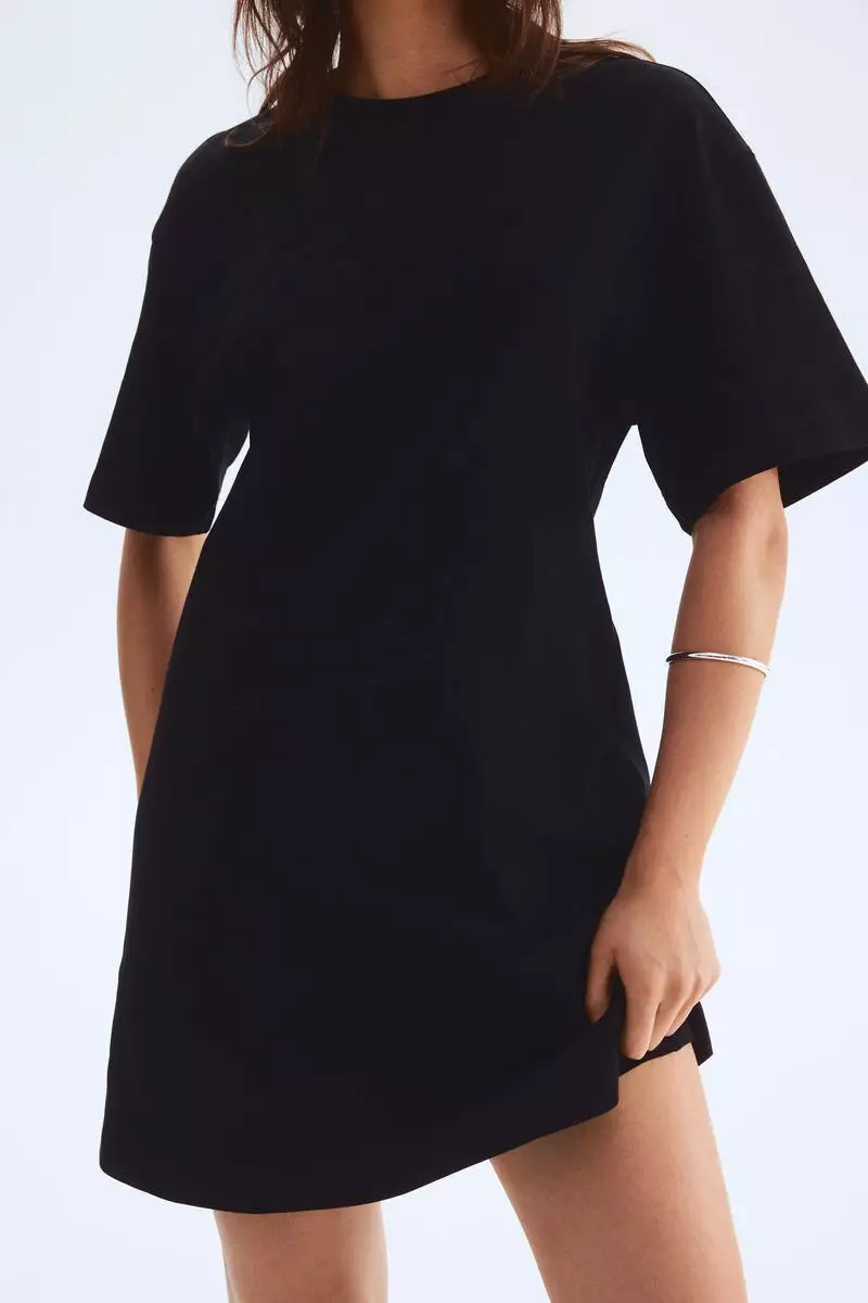 Waisted T-shirt dress
