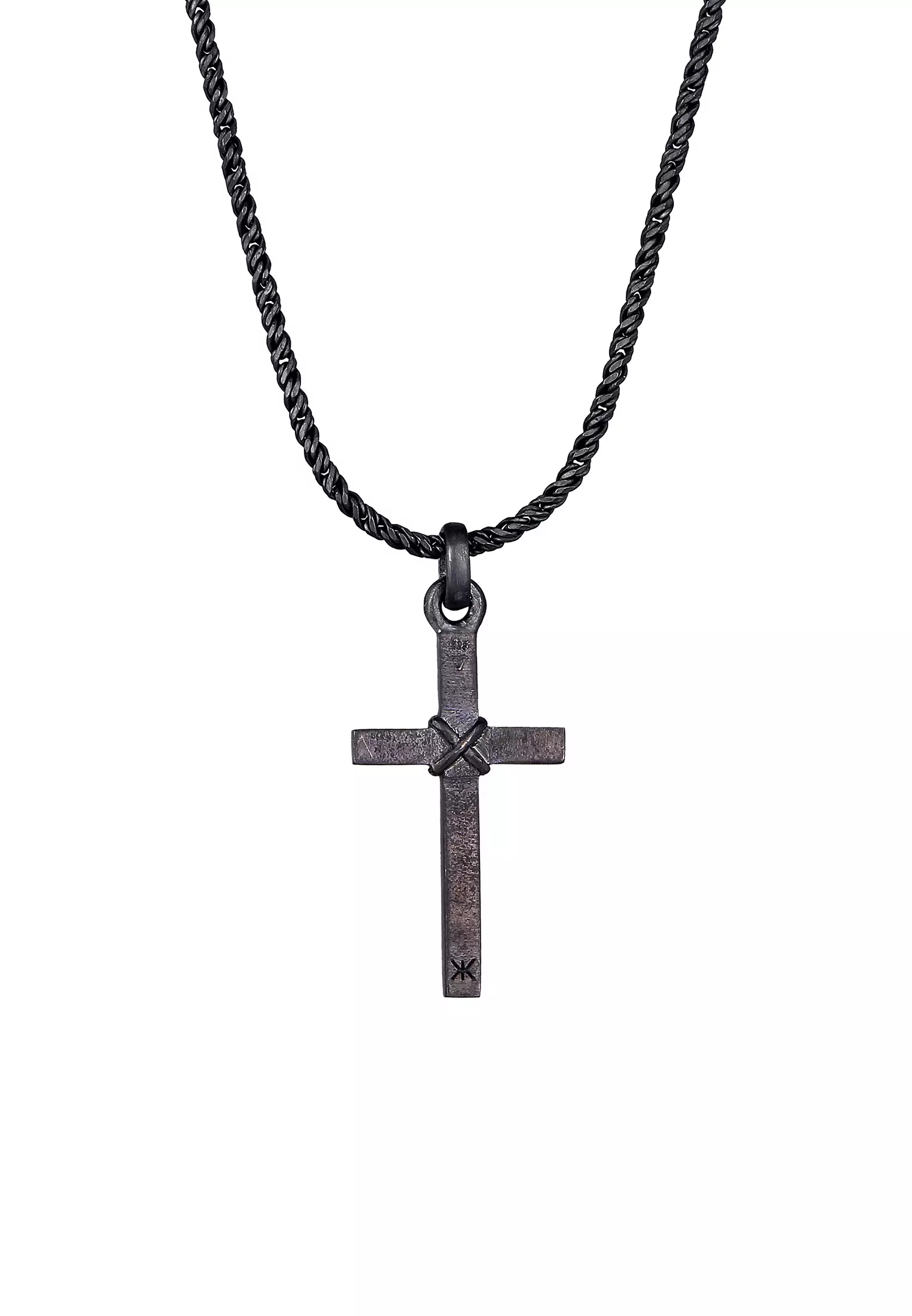 Mens black clearance pendant necklace