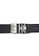 ENZODESIGN black ENZODESIGN Twill Pattern Printed Split Leather Charcoal Grey Automatic Plague Buckle Belt 24A8FAC5C4F06EGS_2
