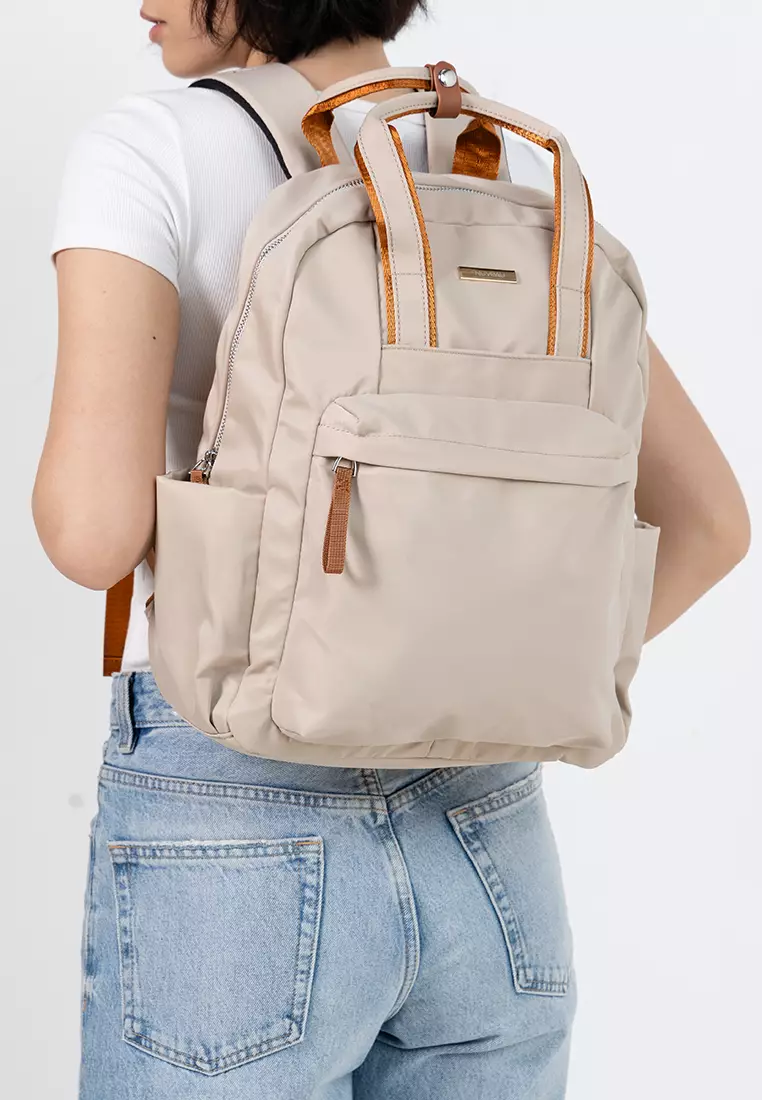 Premium Oxford Nylon Laptop Backpack with Top Handle