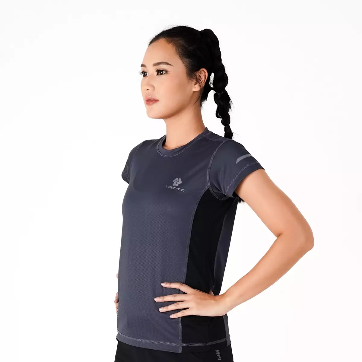 Tiento Kaos Olahraga Lari Baju Running Gym Dry Fit X-Lite Neo Wanita