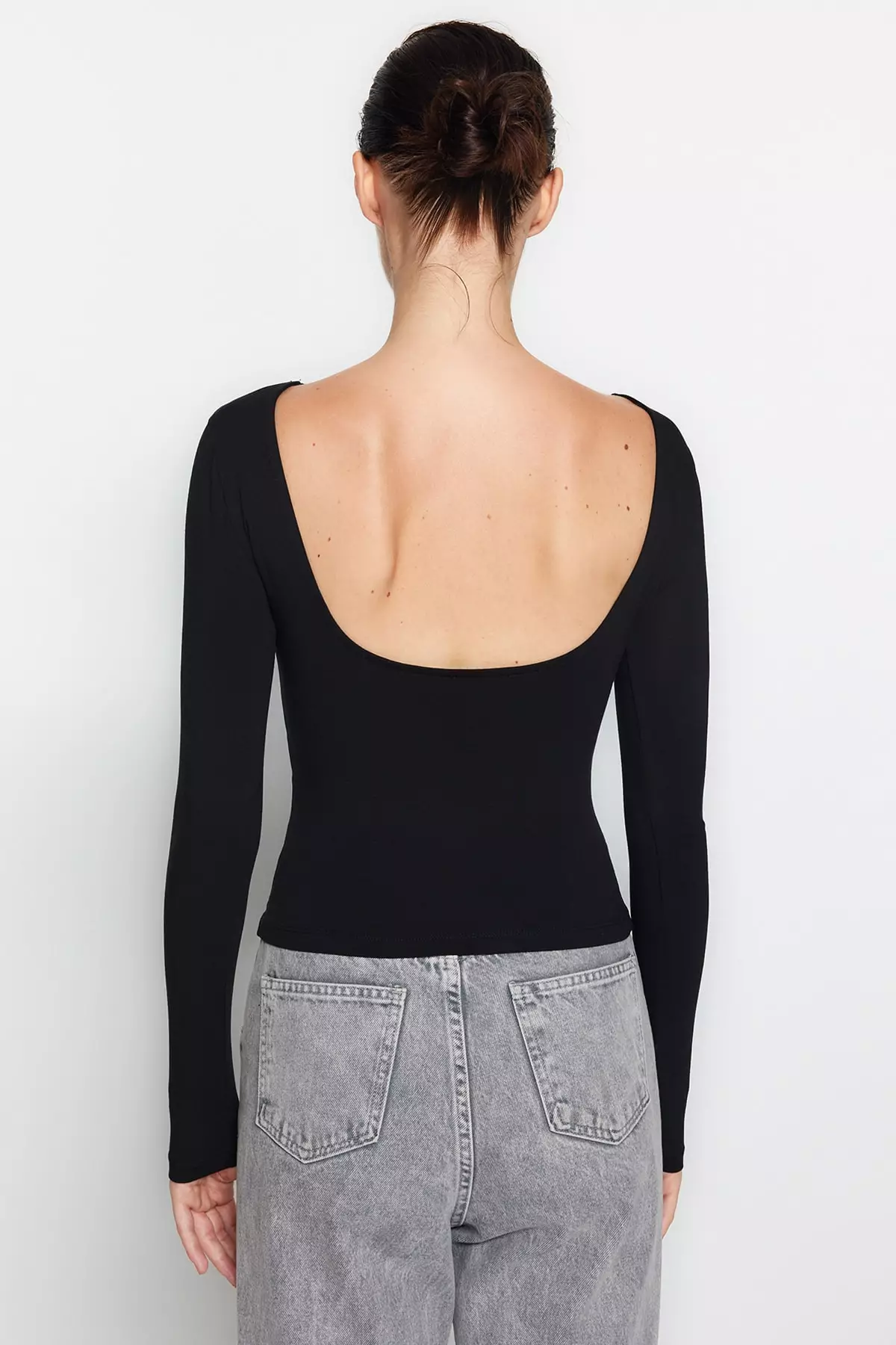 Low Back Fitted Top
