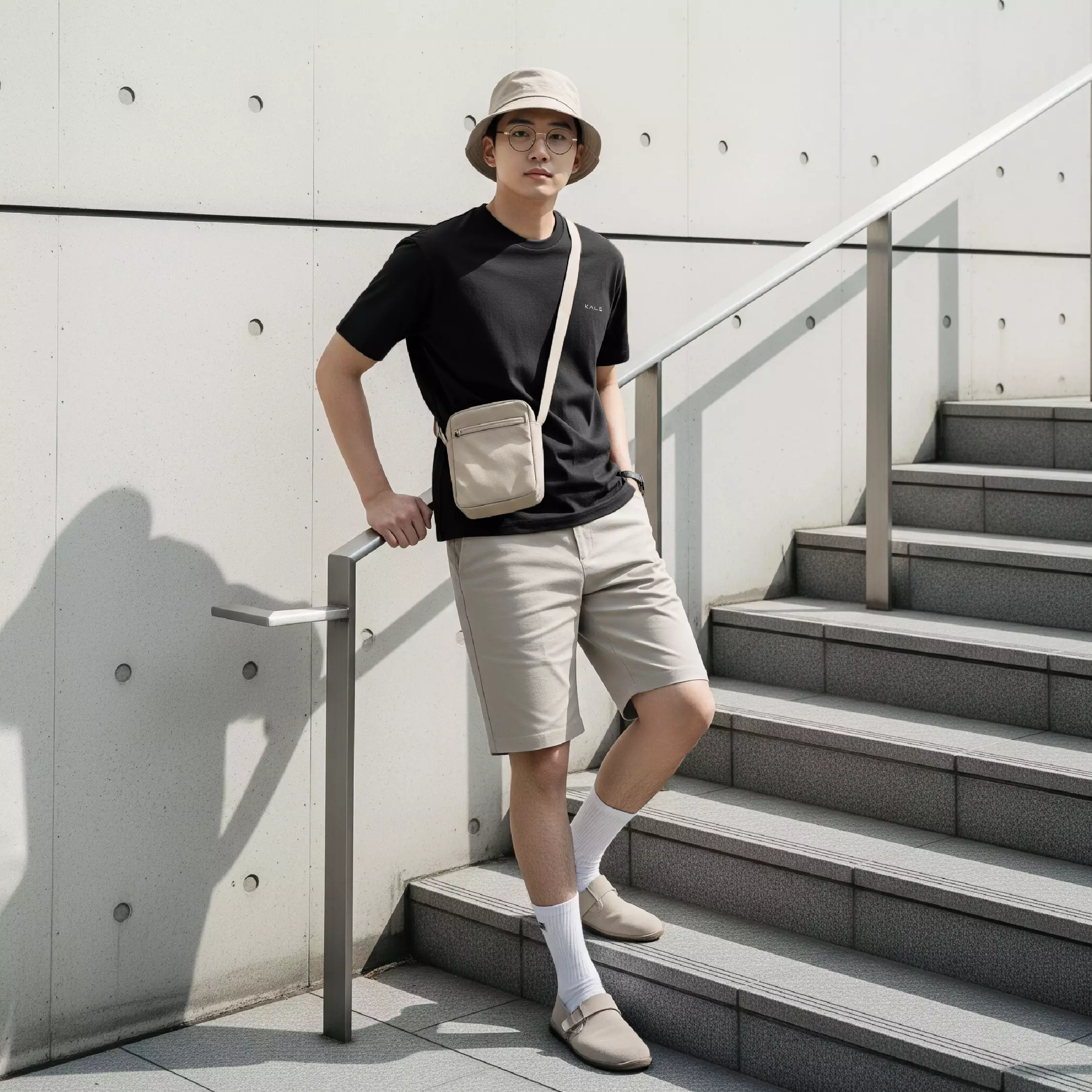 Kale ARION REGULER BLACK Organic Cotton | T-Shirt Basic