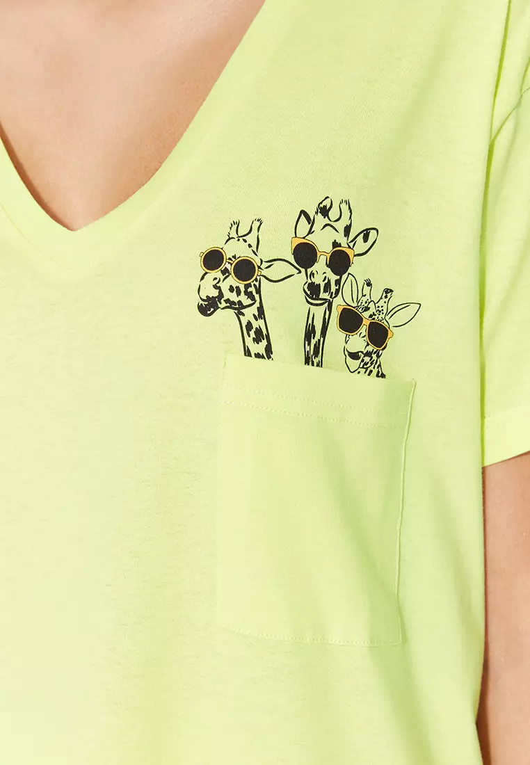 Ubuy Women's V Neck Pajama Set V Neck Womens Short Pj Sets Uk