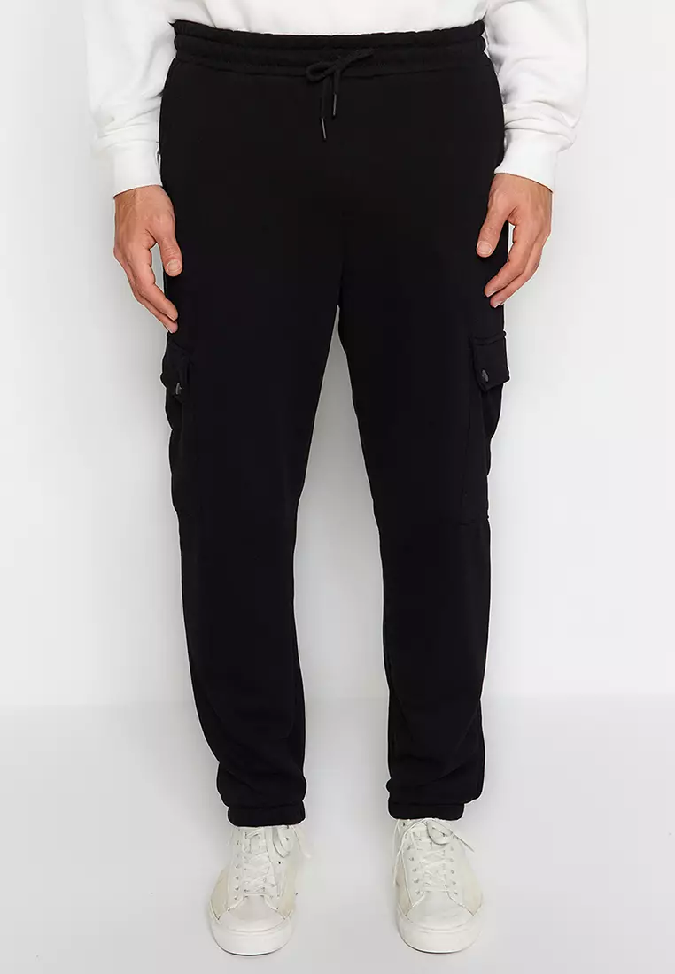 Mens sale cargo sweatpants