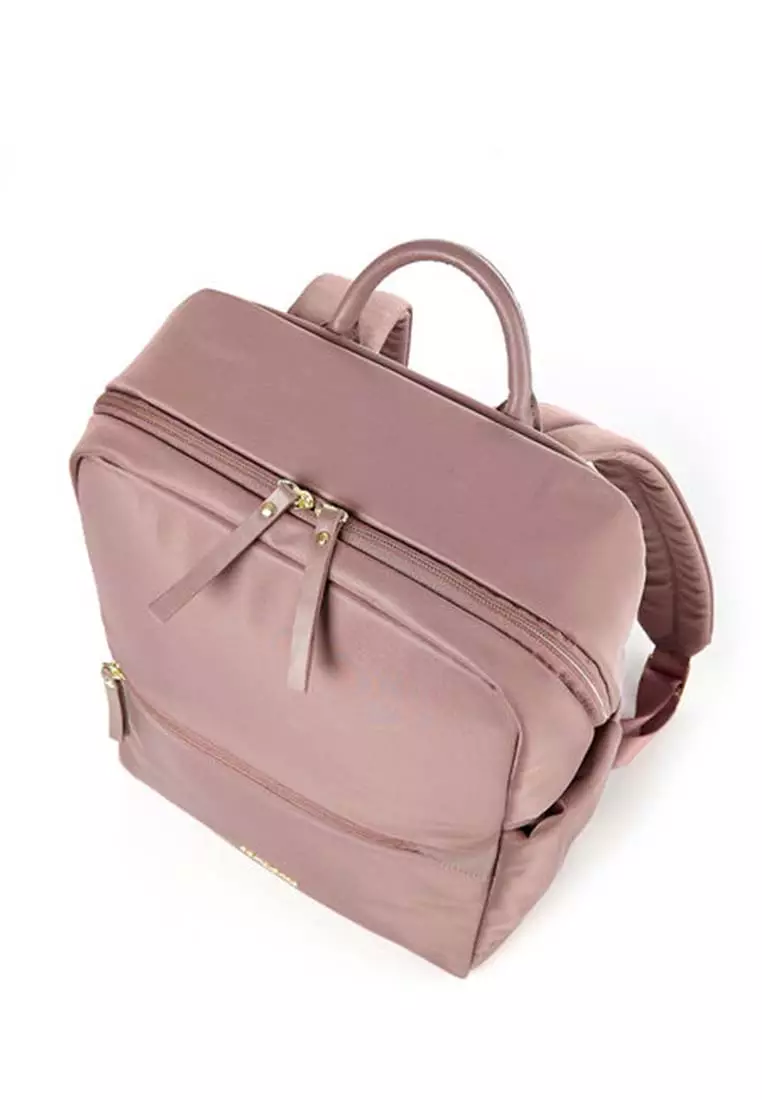 PRUDENCE ECO BACKPACK 14.1" STRAP ANTM - ROSE TAUPE