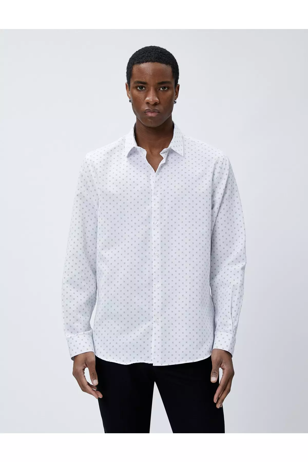 Cheap white clearance collar shirts
