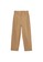 Mango beige Pleat Detail Cotton Trousers 4AD2CAA5CFB1AFGS_5