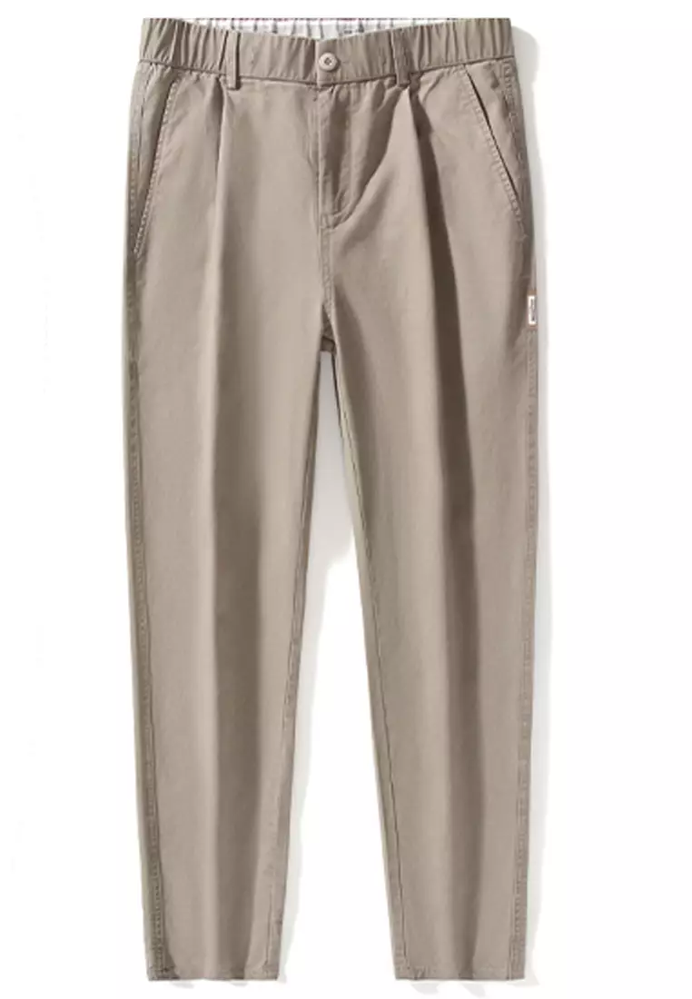 Casual Straight Leg Chino Pants