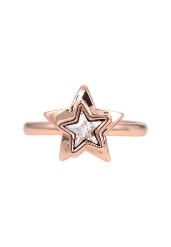 My Flash Trash gold Double Star Ring DCA53AC7CB3120GS_1