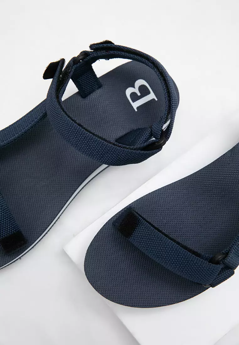 Sophie Sacha Febria Eva Sandals Navy