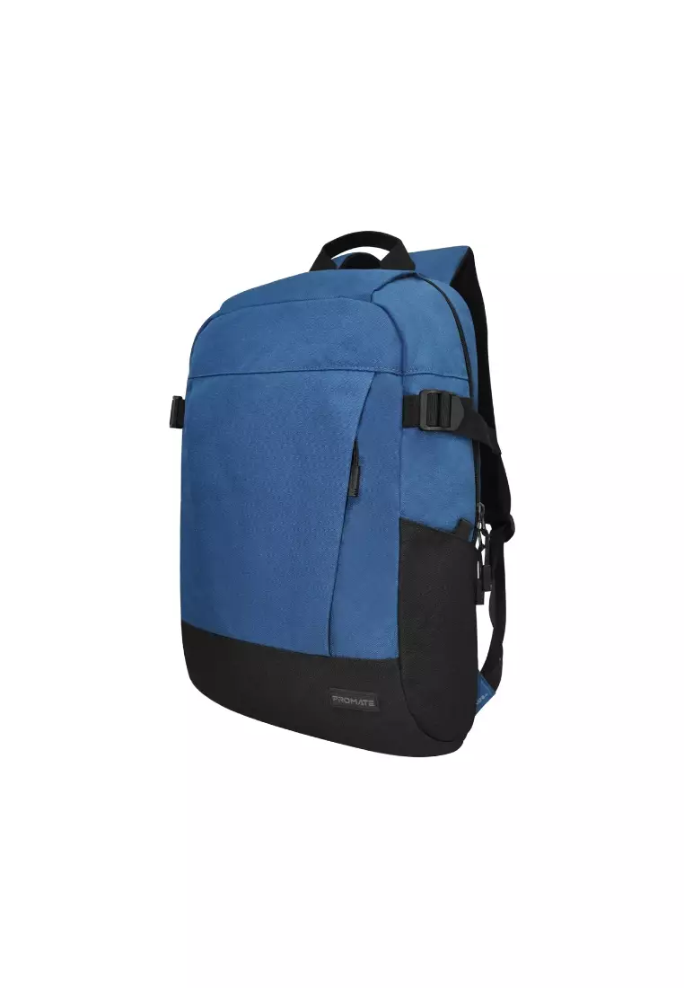 Buy Promate Birger 15.6" Blue Comfort Style Laptop Backpack With Large