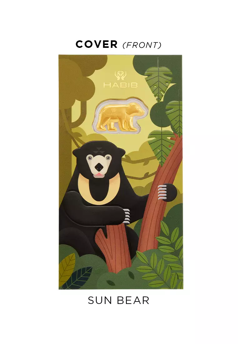 HABIB x Zoo Negara Collection 2025 (Sun Bear) | 999.9 Gold Wafer (0.20g)