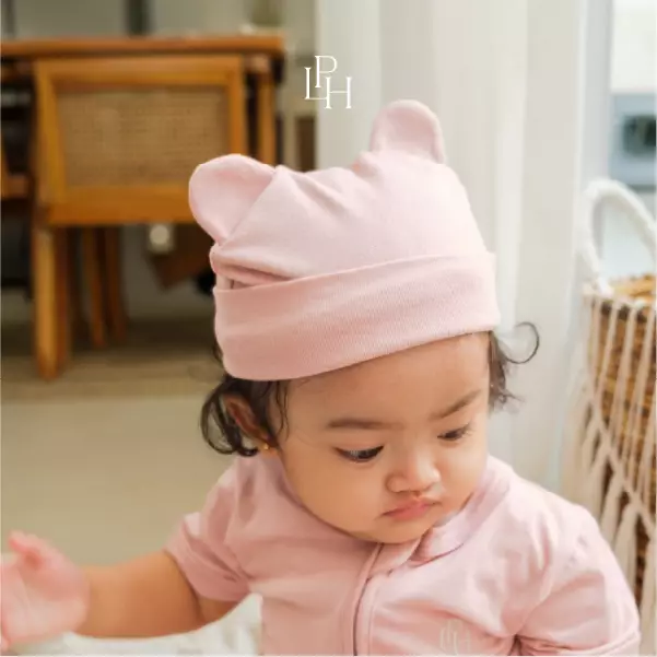 Little Palmerhaus - Panda Hat 15.0 (Topi Bayi) Sand Brown